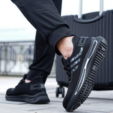 Black Safety Shoes - Comfortable and Breathable - Men and Women