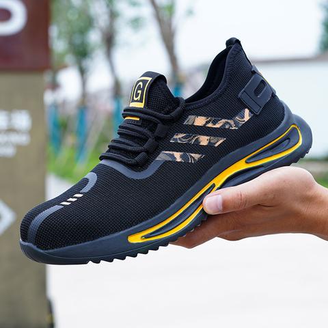 Yellow Safety Shoes - Comfortable and Breathable - Men and Women