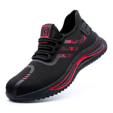 Red Safety Shoes - Comfortable and Breathable - Men and Women