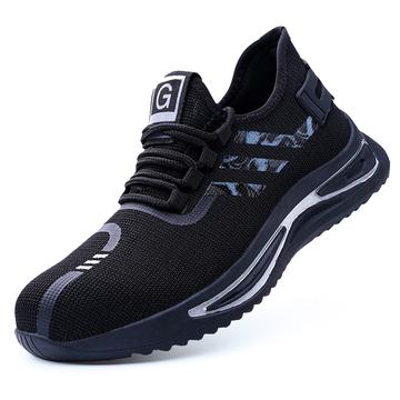 Black Safety Shoes - Comfortable and Breathable - Men and Women