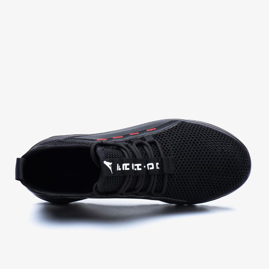Flexible and Lightweight Black Safety Shoes