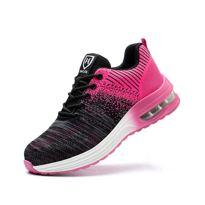 Women's Safety Sneakers - Ultra-Lightweight, Flexible, and Comfortable with Toe Cap