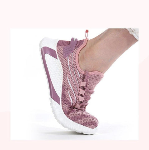 Women's Safety Sneakers - Ultra-Lightweight and Comfortable Pink with Toe Cap