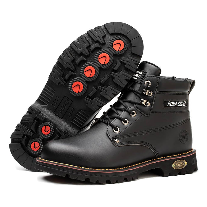 Black Safety Boots - Men and Women - Durable and Comfortable