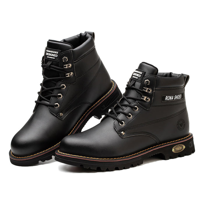 Black Safety Boots - Men and Women - Durable and Comfortable