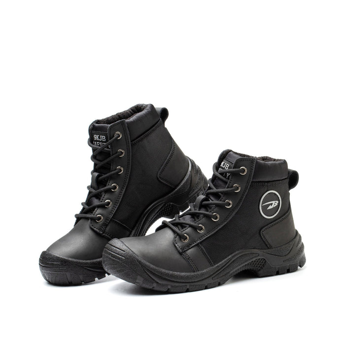 Black Safety Boots - Men and Women - Comfortable and Lightweight