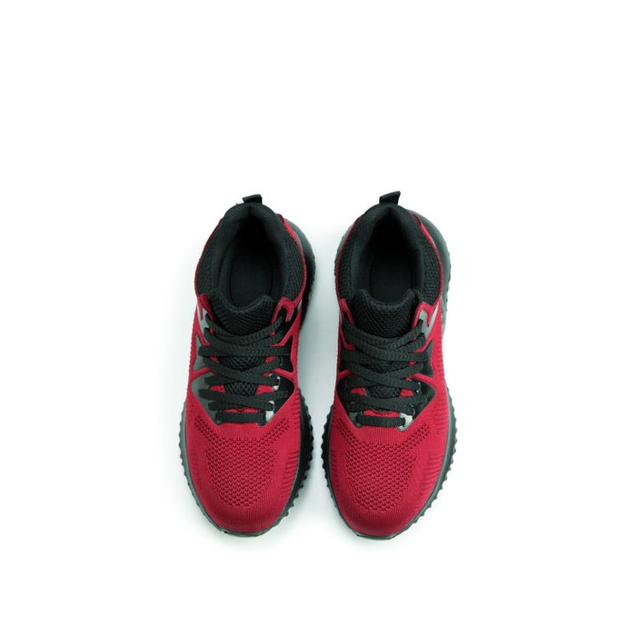 Red Safety Sneakers/Shoes - Men and Women - Ultra-Lightweight, Durable, and Comfortable