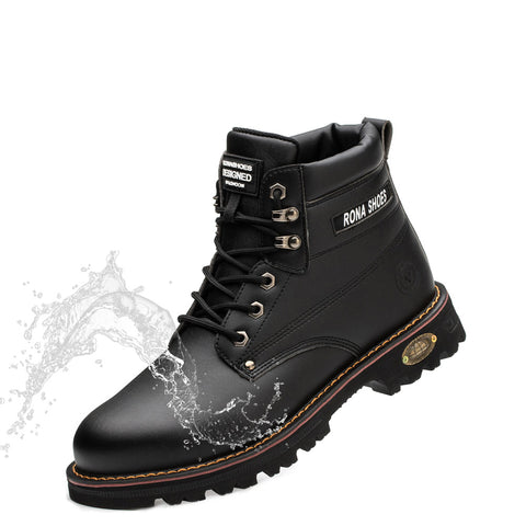 Black Safety Boots - Men and Women - Durable and Comfortable