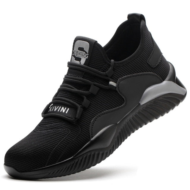 Flexible and Ultra-Resistant Grey Safety Shoes