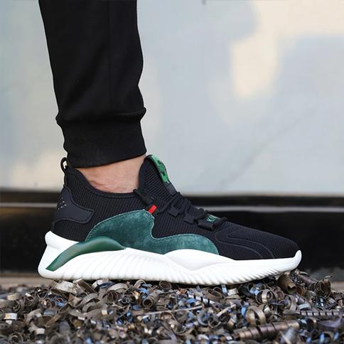 Flexible and Ultra-Resistant Green Safety Shoes